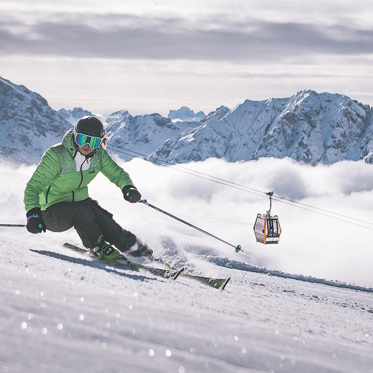 Skiurlaub in den Dolomiten